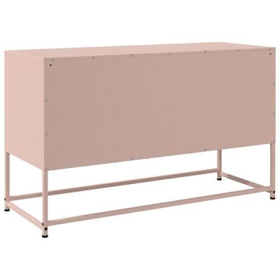 vidaXL TV Cabinet Pink 100.5x39x60.5 cm Steel