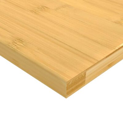 vidaXL Wall Shelf 80x20x1.5 cm Bamboo