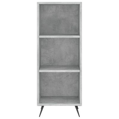 vidaXL Highboard Concrete Grey 34.5x34x180 cm Engineered Wood