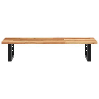 vidaXL Basin Shelf Wall Mounted Steel and Solid Wood Acacia