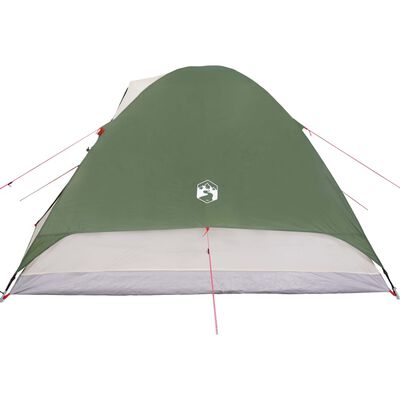 vidaXL Camping Tent Dome 6-Person Green Waterproof