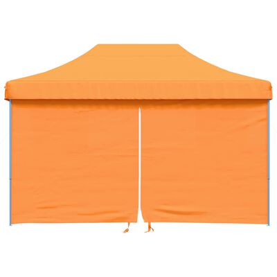 vidaXL Foldable Party Tent Pop-Up with 4 Sidewalls Orange