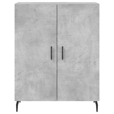 vidaXL Sideboard Concrete Grey 69.5x34x90 cm Engineered Wood