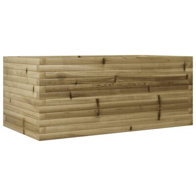 vidaXL Garden Planter 110x60x45.5 cm Impregnated Wood Pine