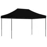 vidaXL Foldable Party Tent Pop-Up Black 440x292x315 cm