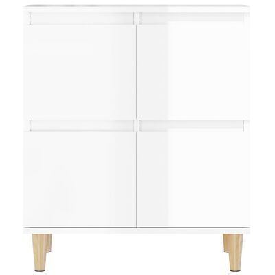 vidaXL Sideboards 3 pcs High Gloss White 60x35x70 cm Engineered Wood