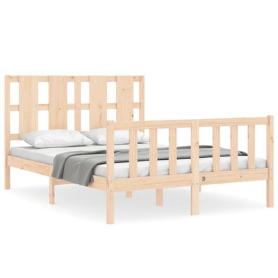 vidaXL Bed Frame without Mattress 120x200 cm Solid Wood Pine