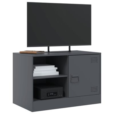 vidaXL TV Cabinets 2 pcs Anthracite 67x39x44 cm Steel