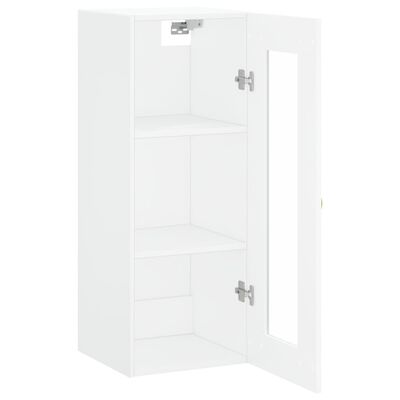 vidaXL Wall Mounted Cabinet White 34.5x34x90 cm