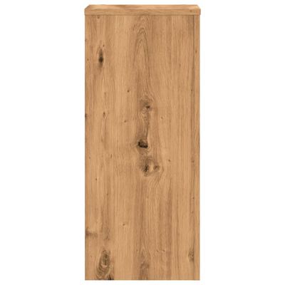 vidaXL Plant Stands 2 pcs Artisan Oak 30x30x70 cm Engineered wood