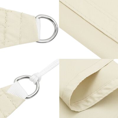 vidaXL Sunshade Sail Oxford Fabric Rectangular 2x2.5 m Cream