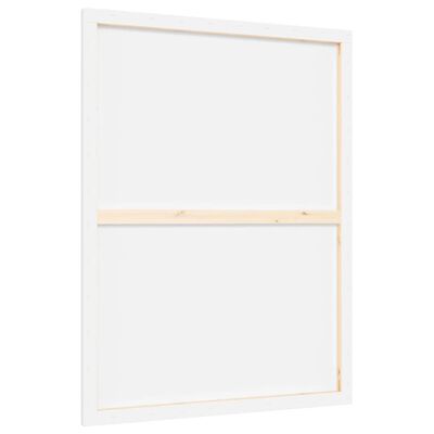 vidaXL Stretched Canvases 12 pcs White Fabric and Solid Wood Pine