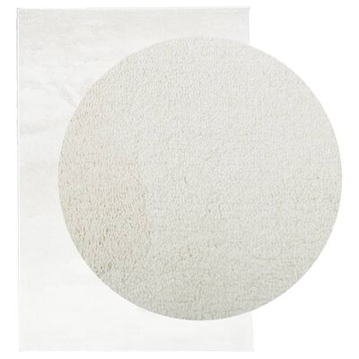 vidaXL Rug OVIEDO Short Pile Cream 120x170 cm