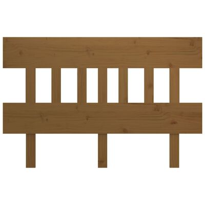 vidaXL Bed Headboard Honey Brown 183.5x3x81 cm Solid Wood Pine