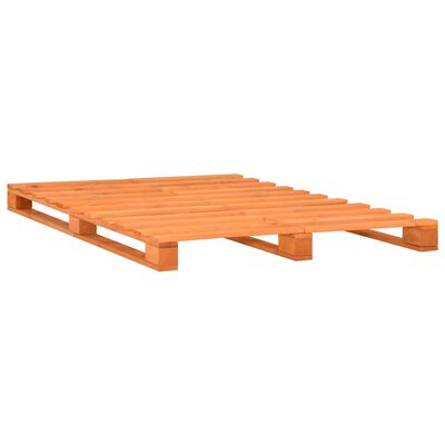 vidaXL Pallet Bed Frame without Mattress Brown 160x200 cm Solid Wood