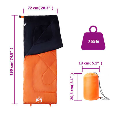 vidaXL Sleeping Bag for Adults Camping 3 Seasons