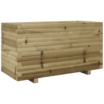 vidaXL Garden Planter 90x40x49.5 cm Impregnated Wood Pine