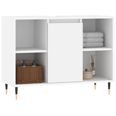 vidaXL Bathroom Cabinet White 80x33x60 cm Engineered Wood