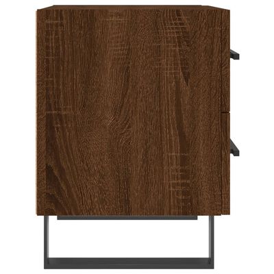 vidaXL Bedside Cabinet Brown Oak 40x35x47.5 cm Engineered Wood