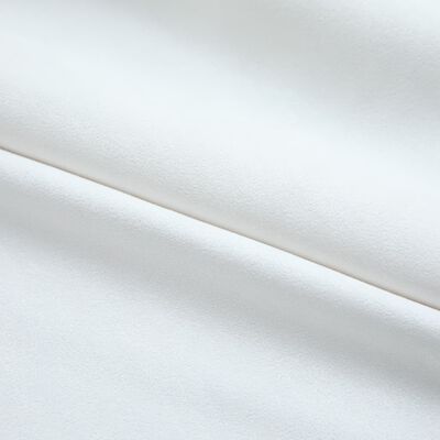 vidaXL Blackout Curtains with Hooks 2 pcs Off White 140x225 cm