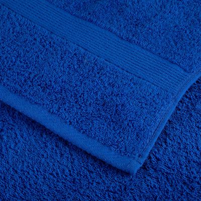 vidaXL 12 Piece Premium Towel Set SOLUND Blue 600 gsm