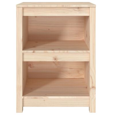 vidaXL Book Cabinet 50x35x68 cm Solid Wood Pine