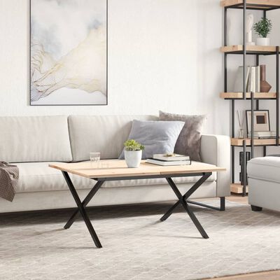 vidaXL Coffee Table Legs X-Frame 80x70x43 cm Cast Iron