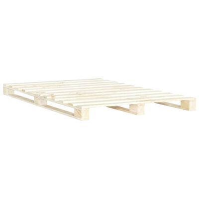 vidaXL Pallet Bed Frame without Mattress 140x200 cm Solid Wood Pine