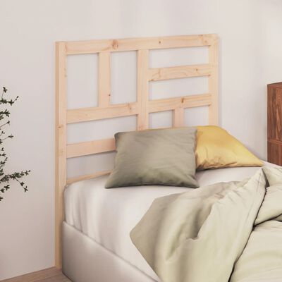 vidaXL Bed Headboard 106x4x104 cm Solid Wood Pine