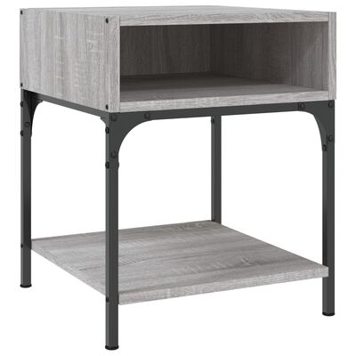 vidaXL Bedside Tables 2 pcs Grey Sonoma 40x41x50 cm Engineered Wood