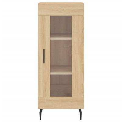 vidaXL Highboard Sonoma Oak 34.5x34x180 cm Engineered Wood