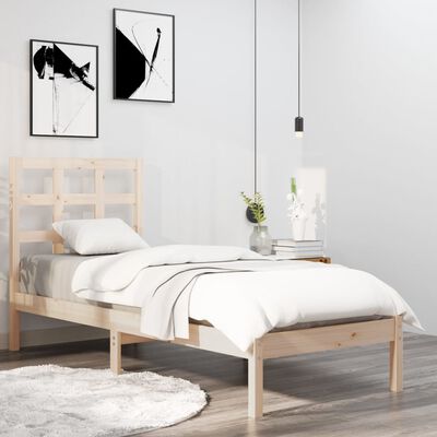 vidaXL Bed Frame without Mattress 100x200 cm Solid Wood