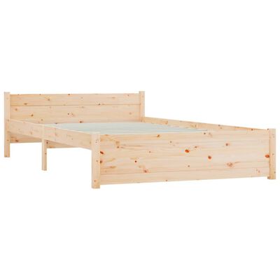 vidaXL Bed Frame without Mattress with Drawers 140x200 cm (815044+814999)