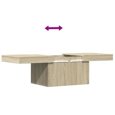 vidaXL Coffee Table Sonoma Oak 100x55x40 cm Engineered Wood