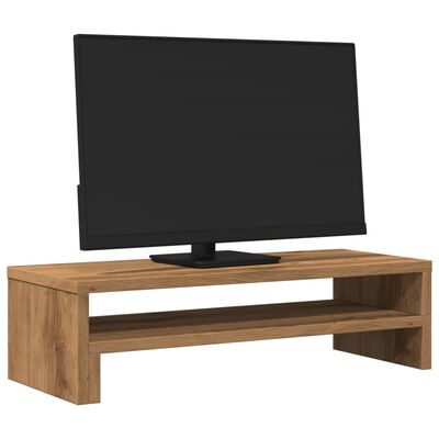 vidaXL Monitor Stand Artisian Oak 54x22x15 cm Engineered Wood