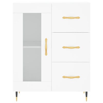 vidaXL Highboard White 69.5x34x180 cm Engineered Wood