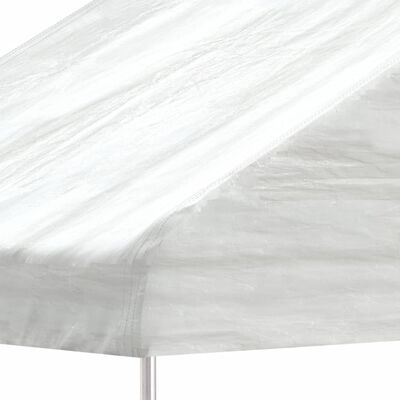 vidaXL Gazebo with Roof White 17.84x2.28x2.69 m Polyethylene