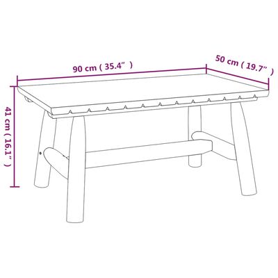 vidaXL 5 Piece Garden Lounge Set Solid Wood Spruce