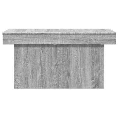 vidaXL Coffee Table Grey Sonoma 80x55x40 cm Engineered Wood