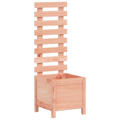 vidaXL Garden Planter with Rack 39x39.5x114 cm Solid Wood Douglas