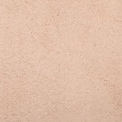 vidaXL Rug HUARTE Short Pile Soft and Washable Blush Ø 200 cm