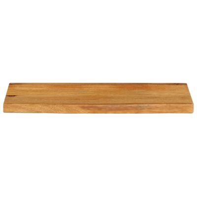 vidaXL Table Top Live Edge 80x40x2.5 cm Solid Wood Mango