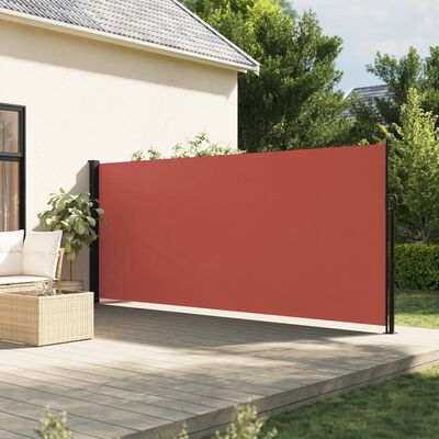 vidaXL Retractable Side Awning Terracotta 180x300 cm