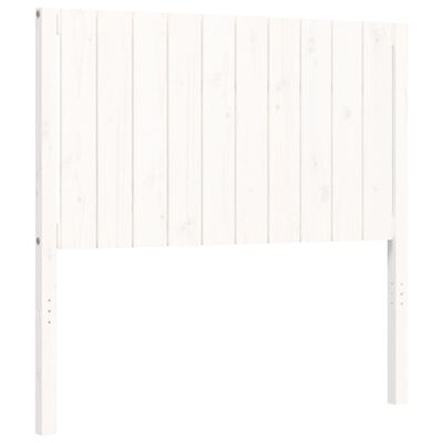 vidaXL Bed Frame without Mattress White 100x200 cm Solid Wood Pine