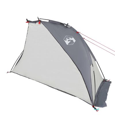 vidaXL Beach Tent Grey 268x223x125 cm 185T Polyester