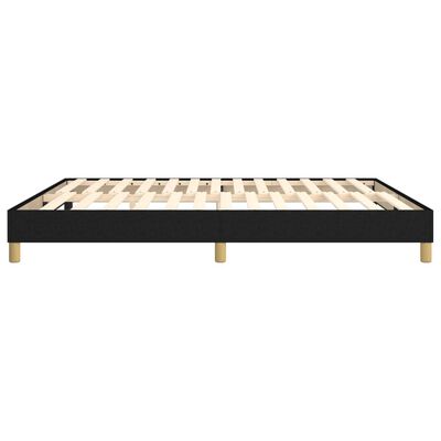 vidaXL Bed Frame without Mattress Black Super King Fabric (UK/IE/FI/NO only)