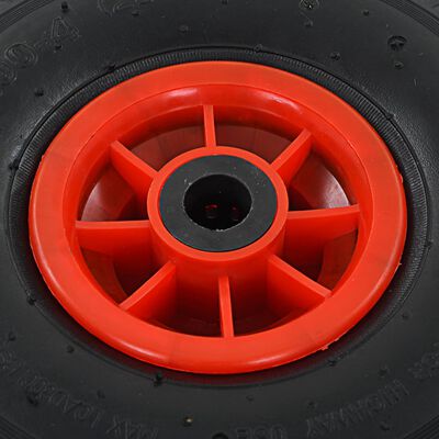 vidaXL Sack Truck Wheels 2 pcs Rubber 3.00-4 (245x82)