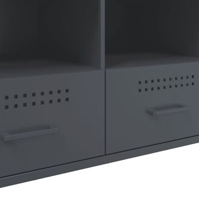 vidaXL TV Cabinet Anthracite 100.5x39x50.5 cm Steel