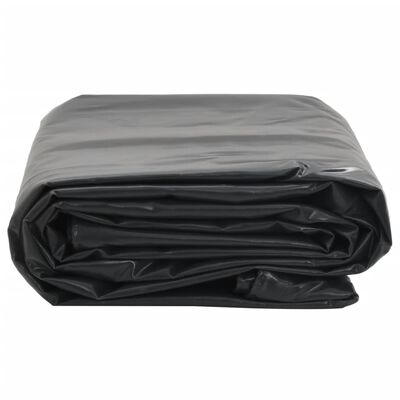 vidaXL Tarpaulin Black 5x8 m 650 g/m²