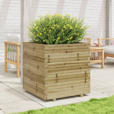 vidaXL Garden Planter 70x70x72.5 cm Impregnated Wood Pine